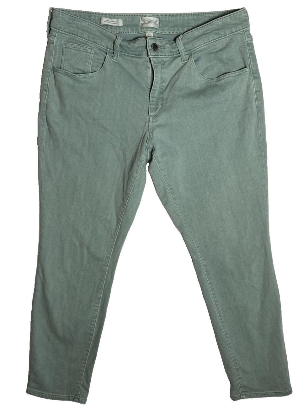 Universal Thread Sage Green Skinny Jeans Women’s 14/32S Mid Rise Stretch
